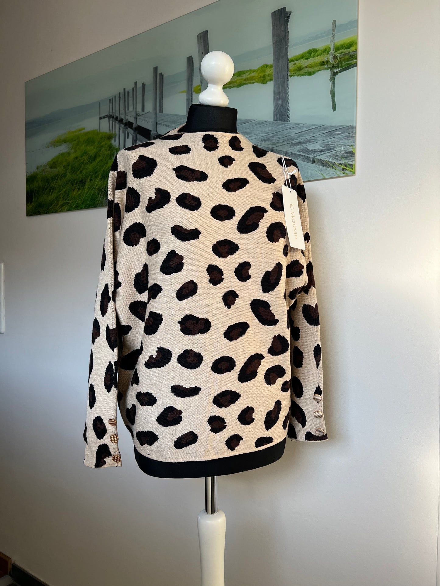 Animal Print Pulli „Leo“