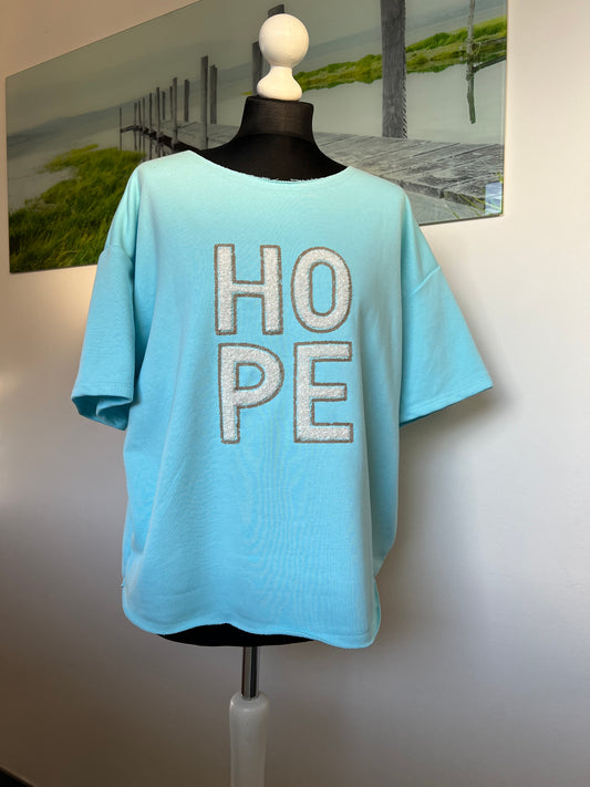 A: Oversize Shirt „HOPE“ Mooij